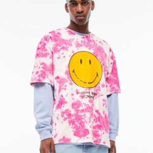 Smiley x H&M tie-dye T-shirt